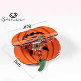 HALLOWEEN PUMPKIN HAIR CLAW CUTE BACK CLIP_CWAHA1452