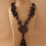 EXOTIC ETHNIC RETRO COCONUT SHELL SWEATER CHAIN_CWMM4392