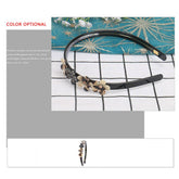 ACETATE GEOMETRIC FLOWER HEADBAND HAIRPIN_CWAHA4348
