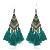 Versatile Tassel Gradient Earrings