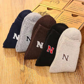 5 PAIRS OF CASUAL THICK COTTON SOCKS_CWMS0682