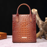 RETRO LARGE CAPACITY CROCODILE SHOULDER BAG_CWAB0925