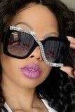 S SHAPED DIAMOND SUNGLASSES_CWASG0128