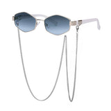 FASHION CHAIN IRREGULAR FRAME SUNGLASSES_CWASG0609
