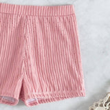 HIGH WAIST BIKINI SET SLIMMING SOLID COLOR SWIMSUIT_CWMW0155