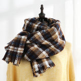 SWEET AND FASHIONABLE PLAID SCARF FOR WOMEN_CWASC0180