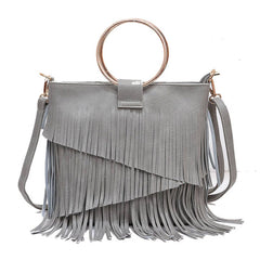 Cwab4544_Irregular Tassel Handbag Shoulder Bag