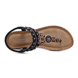 Vintage Clip Toe Beach Sandals Flat Shoes_Cwshs0501