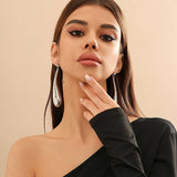 Water Drop Big Pendant Punk Style Necklace