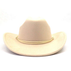 ETHNIC STYLE FELT WESTERN COWBOY HAT FOR COUPLES_CWAH2112
