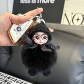 CUTE PLUSH DOLL CAR KEYCHAIN BAG PENDANT GIFT_CWMM2499