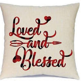 HOME VALENTINES DAY LETTER PRINT PILLOWCASE_CWMM0771