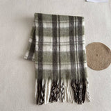 COLORBLOCK PLAID FAUX CASHMERE SCARF FOR WINTER_CWASC2320