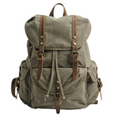Vintage Canvas Large Capacity Backpack_Cwab5528