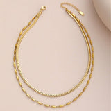 FASHIONABLE AND VERSATILE 18K GOLD PLATED NECKLACE_CWMM3687