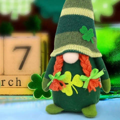 ST PATRICKS DAY FACELESS DOLL DOLL ORNAMENT_CWMM3437