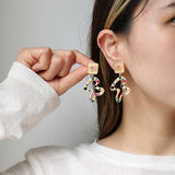 Womens Vintage Evil Eye Necklace And Earrings Set