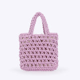 HANDMADE BEACH TOTES WITH MESH LIGHTWEIGHT TRENDY_CWAB4680