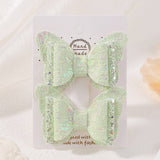 CUTE CARTOON GLITTER BOW HAIR CLIP SET_CWAHA6730