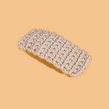 RECTANGULAR HAIR CLIP HANDMADE CROCHET YARN PIN_CWASC0836