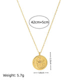 STAINLESS STEEL FASHION CROSS NECKLACE_CWMM5709