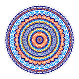ROUND MICROFIBER TASSEL BEACH TOWEL BLANKET_CWMM7602