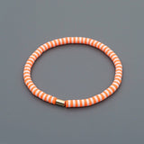 FASHIONABLE MULTI COLOR SOFT CLAY BEADED BRACELET_CWMM3818