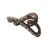 MATTE LOVE HAIR CLIP WITH LETTER STYLISH CLAW_CWAHA1037