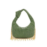 Fashionable Tassel High-End Rhinestone Evening Bag_Cwab3608