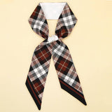 SILKY BOWKNOT SCARF WITH FLORAL LETTER DESIGN_CWASC0087