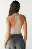Y2K Style Solid Color Sexy Low-Cut Tight Halter Vest