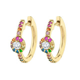 Trendy Colorful Retro Earrings