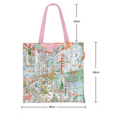 STUDENT CANVAS TOTE BAG SPACIOUS DESIGN_CWAB5138