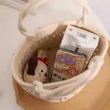 CUTE COLORFUL HOLLOW BUCKET WOVEN BAG_CWAB1888