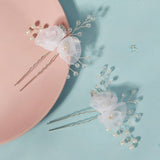 NEW BEAUTIFUL SILK FLOWER BRIDAL HAIR ACCESSORIES_CWAHA2782