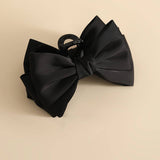 DOUBLE SIDED BOW LARGE HIGH END SHARK HAIRPIN_CWASC1067