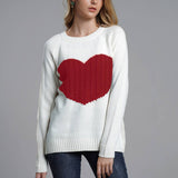 Valentines Day Pullover Crew-Neck Love Sweater