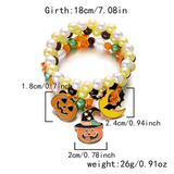 Christmas Beaded Stretch Bracelet Set Women_Cwaje05639