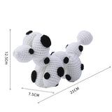 White Balloon Dog Doll Crochet Material Pack_Cwmm0820