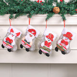 CHRISTMAS CARTOON PLUSH DOLL SOCKS CANDY GIFT BAG_CWMS1441