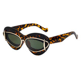 FASHION CAT EYE SUNGLASSES SMALL FRAME SUNGLASSES_CWASG0569