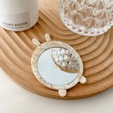 CUTE ANIMAL ACETATE MINI MAKEUP MIRROR PORTABLE_CWMM6391