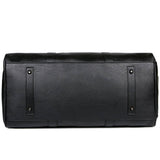LARGE LEATHER TRAVEL DUFFEL FOR MEN SHOE STORAGE_CWAB5174
