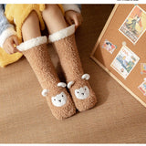 Women Lamb Pattern Plush Indoor Slippers_Cwms0713