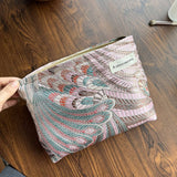 Vintage Makeup Bag Phoenix Tail Travel Wash Pouch_Cuab00739