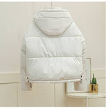 Standing Collar And Hat Thick Warm Padded Jacket