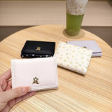 Trendy Printed Mini Trifold Wallet For Students_Cwab06229