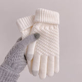 SELF HEATING KNIT GLOVES CUTE WARM DESIGN_CWAG0198