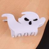 PUMPKINS GHOSTS HAUNTED HOUSE HALLOWEEN HAIR CLAW CLIPS