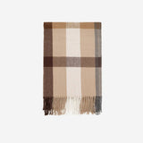 FAUX CASHMERE PLAID SCARF WITH TASSELS FOR WINTER_CWASC1104